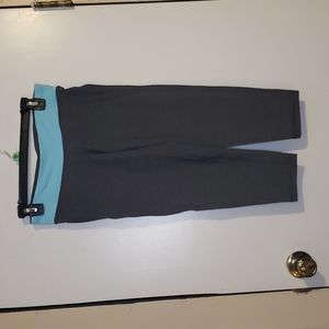 Sz M C9 Champion Gray yoga pants with light blue top